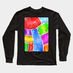 SUGGER Abstract Digital Art #04 Long Sleeve T-Shirt